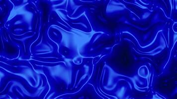 Shiny, blue, abstract, smooth, flowing, fabric, background. video