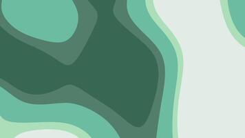 abstrato arte com verde ondulado formas em uma pálido fundo. adequado para fundos, bandeiras, e artístico projetos com uma moderno torção. video