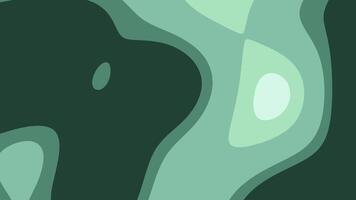 Abstract art with layered green shapes suitable for modern backgrounds, web design, brochures, and creative projects needing depth and vibrancy. video