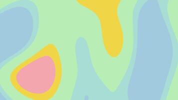 Pastel abstract shapes in a wavy design, ideal for backgrounds, web design, social media graphics, and modern artistic projects. video