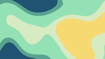 Abstract art with pastel yellow, green, and blue shapes suitable for backgrounds, web design, print materials, and artistic projects. video