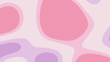 Pink and purple abstract shapes in a pastel background. Suitable for marketing materials, social media graphics, and feminine design projects. video