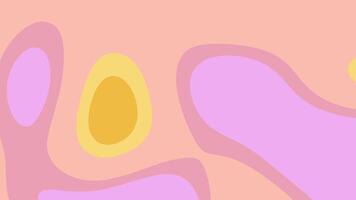 Pastel pink and yellow abstract shapes suitable for background, wallpaper, or design elements in feminine, soft, and elegant projects. video