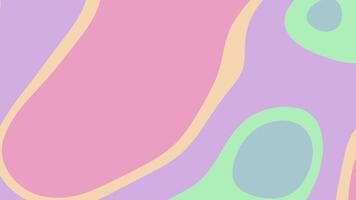 Pastel pink purple and green shapes in an abstract design suitable for backgrounds, social media, and artistic projects. Colorful and modern. video