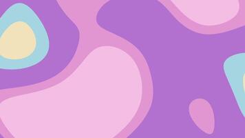 Pastel pink and purple abstract shapes ideal for backgrounds, web design, and social media graphics. Perfect for feminine and modern aesthetics. video