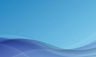 abstract design featuring soft blue waves against a gradient background. vector