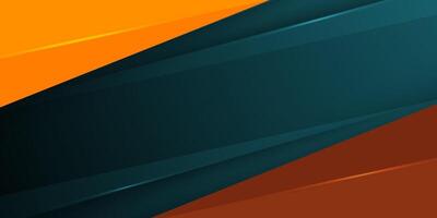 Abstract colorful brown, green, and orange overlap color frame background template with square papercut pattern. Overlap background with shadow design. vector