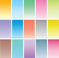 Abstract Soft color gradient colorful vector