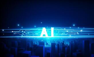 Abstract open Key Door Light out business City of AI Hitech communication concept innovation background, vector