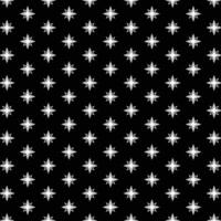 A black and white star pattern with many small stars vector