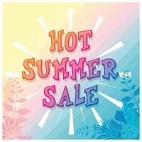A cheerful and sparkling day. Summer leaves background. Summer concept. vector