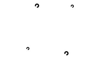 Firework line art animated icon. Motion graphic animation happy new year themed video