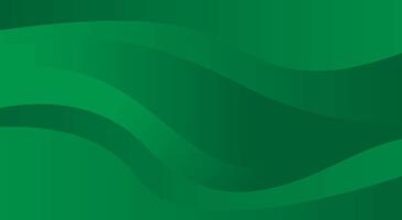 Green abstract background waves vector