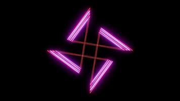 Create stunning VJ loops with vibrant neon patterns for music events video