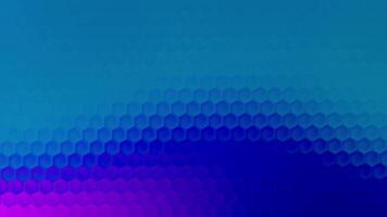 Smooth Gradient Blue Background Featuring Frosted Hexagonal Glass Structures video