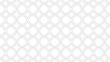 A white background with a pattern of circles video