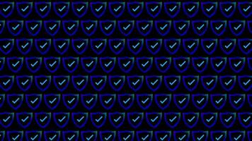 A blue and green pattern with a black background video
