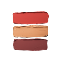 Three Rectangular Swatches of Color on Transparent Background png