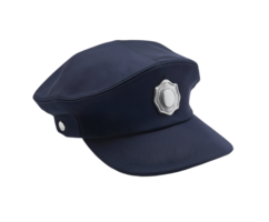 postman's cap in navy blue with silver emblem and classic design isolated background uniform accessory png