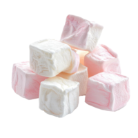 Marshmallow isolate on transparent background png