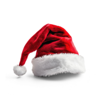 Santa Hat front view isolate on transparent background png