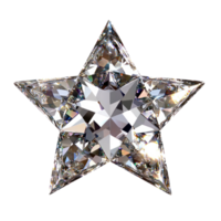 Diamond Star isolate on transparent background png
