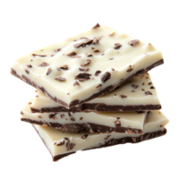 Peppermint bark isolate on transparent background png