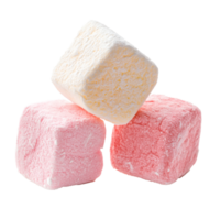 Marshmallow isolate on transparent background png