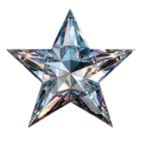 Diamond Star isolate on transparent background png
