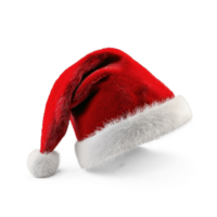 Santa Hat side view isolate on transparent background png