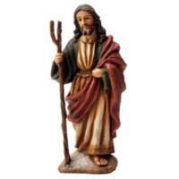 Christmas Jesus figurine front view isolate on transparent background png