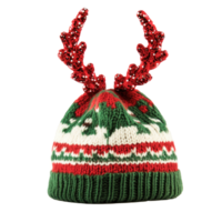 Christmas hat with horn isolate on transparent background png