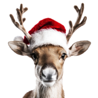Santa Reindeer isolate on transparent background png