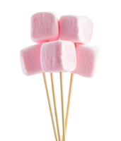 Marshmallow on stick isolate on transparent background png
