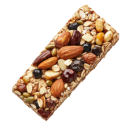Nut and seed bar with a blend of grains and fruit png