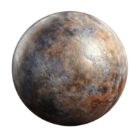 Unique texture of a distant celestial object png