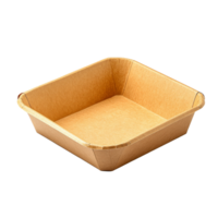 Empty square container for food service use png