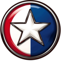 Symbol featuring a star on a circular background png