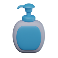 3D Handwash Soap Transparent Icon Illustration png