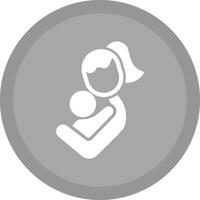 Mother and Child Icon Design vector