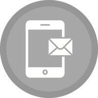 Mobile E-mail Icon Design vector