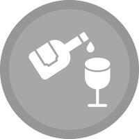 Wine Pouring Icon Design vector