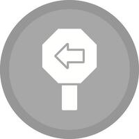 Left Arrow Icon Design vector