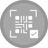 QR Code Link Icon Design vector
