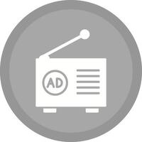 Radio Ad Icon Design vector