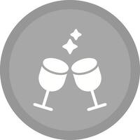 Wine Glasses Icon Design vector