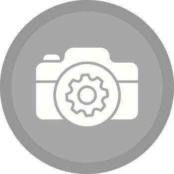 Camera Settings Icon Design vector