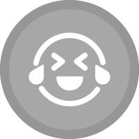 Face with Tears of Joy Icon Design vector