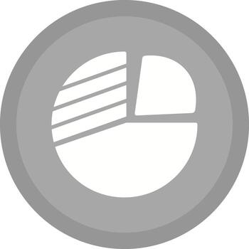 Pie Chart Icon Design vector