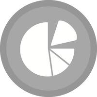Pie Chart Icon Design vector